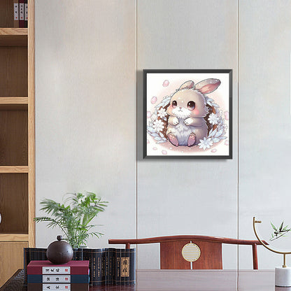 Rabbit - Full Round Drill Diamond Painting 30*30CM