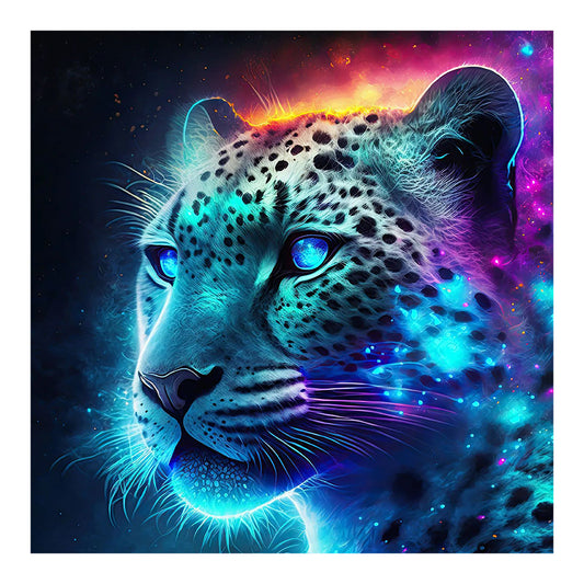 Color Snow Leopard - Full Round Drill Diamond Painting 30*30CM