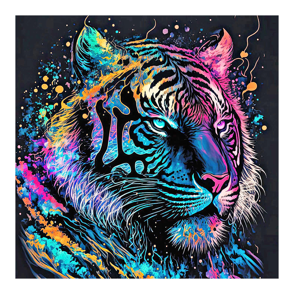 Color Tiger - Full Round Drill Diamond Painting 30*30CM