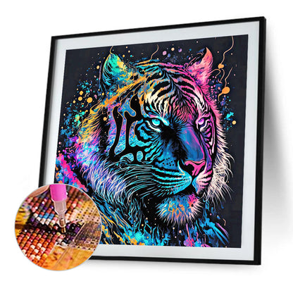 Color Tiger - Full Round Drill Diamond Painting 30*30CM