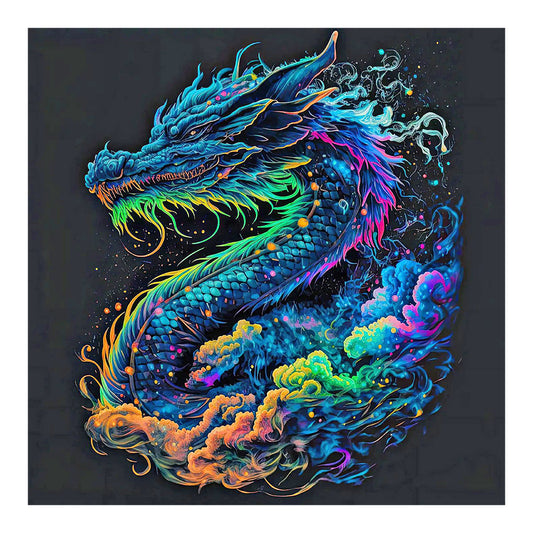 Color Dragon - Full Round Drill Diamond Painting 30*30CM