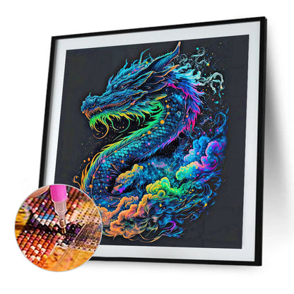 Color Dragon - Full Round Drill Diamond Painting 30*30CM