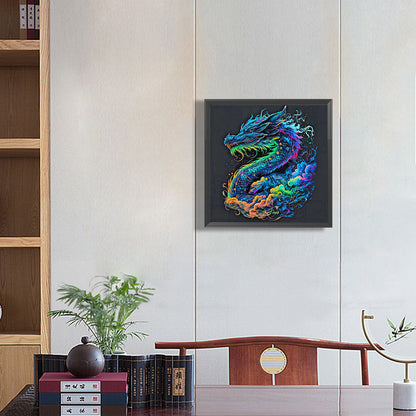 Color Dragon - Full Round Drill Diamond Painting 30*30CM