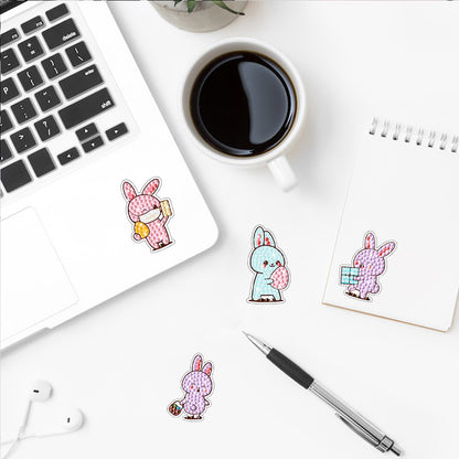 2pcs Diamonds Painting Stickers Kit Easter Style DIY for Kids Adult Gift Rewards
