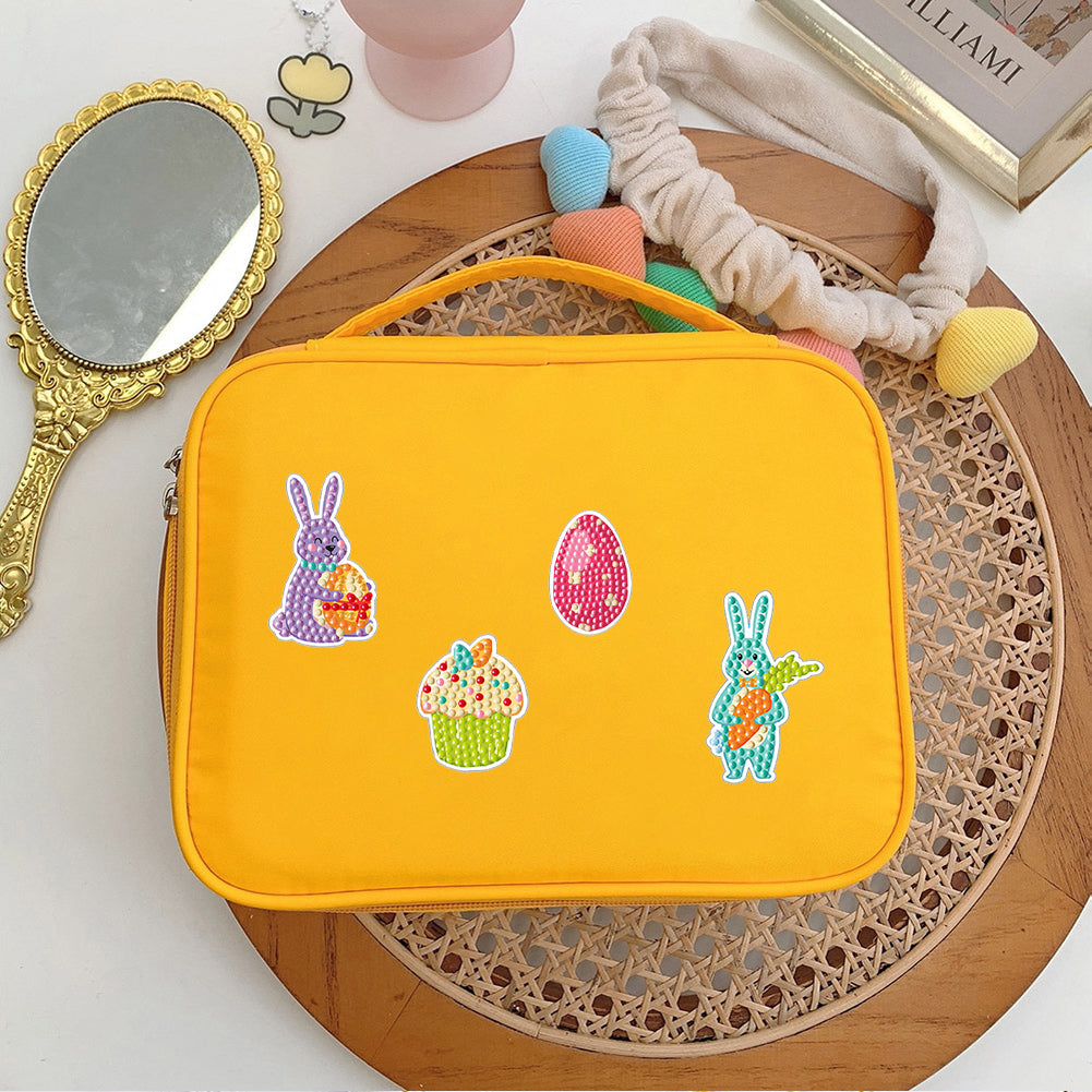 2pcs Diamonds Painting Stickers Kit Easter Style DIY for Kids Adult Gift Rewards