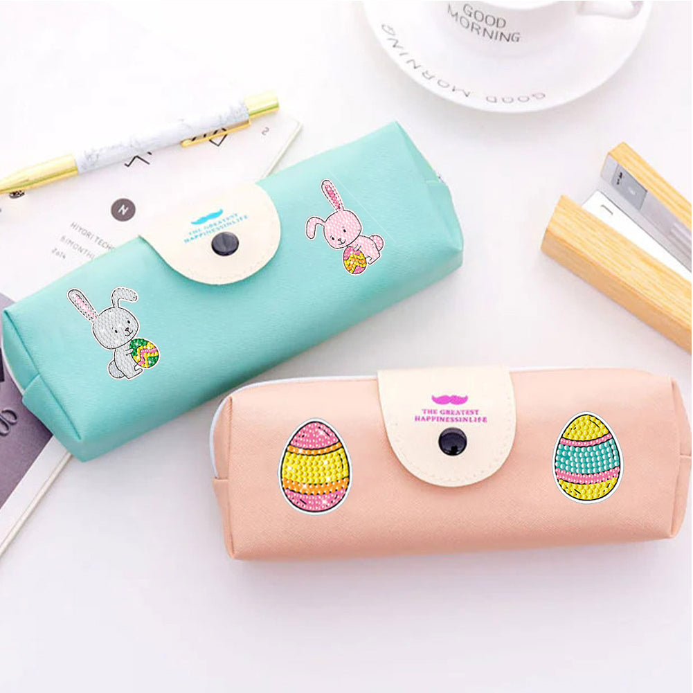 2pcs Diamonds Painting Stickers Kit Easter Style DIY for Kids Adult Gift Rewards