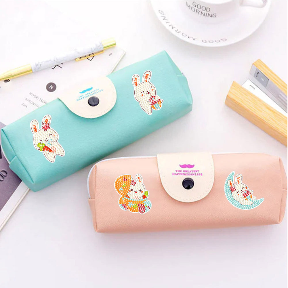 2pcs Diamonds Painting Stickers Kit Easter Style DIY for Kids Adult Gift Rewards