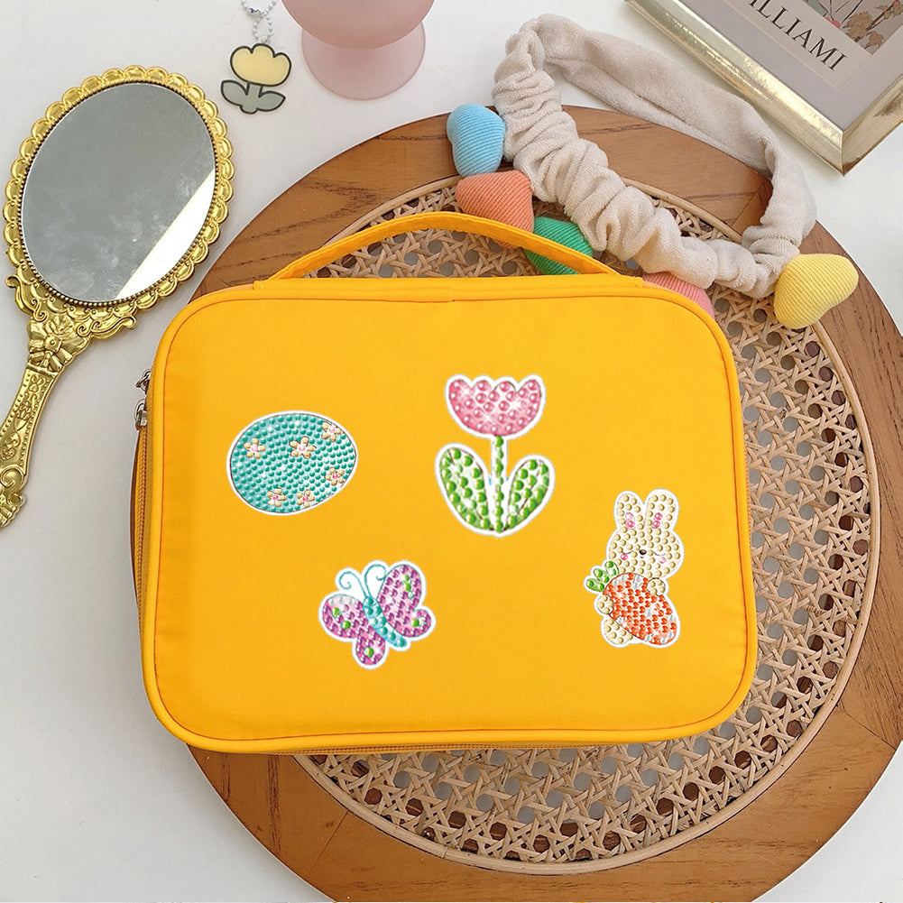 2pcs Diamonds Painting Stickers Kit Easter Style DIY for Kids Adult Gift Rewards