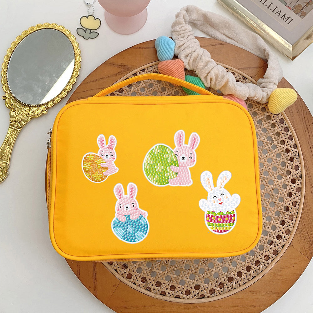 2pcs Diamonds Painting Stickers Kit Easter Style DIY for Kids Adult Gift Rewards