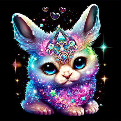 Jeweled Bunny - Full Round Drill Diamond Painting 30*30CM