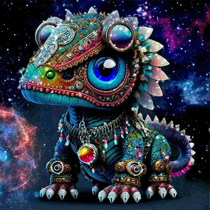 Jeweled Dinosaur - Full Round Drill Diamond Painting 30*30CM