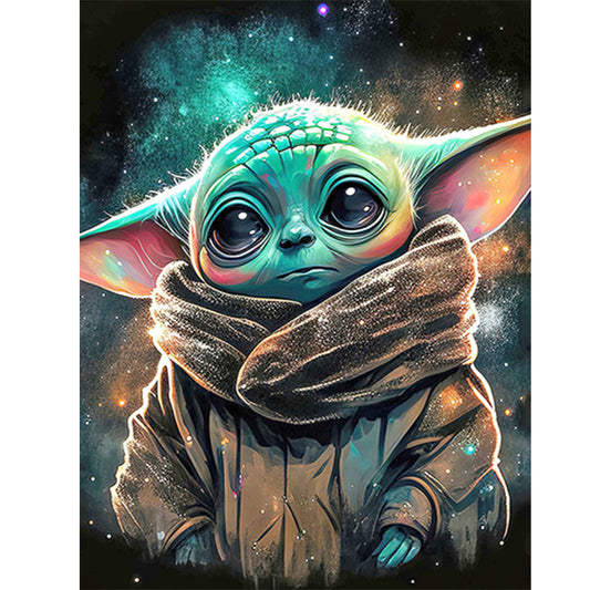 Yoda - Full Round Drill Diamond Painting 30*40CM