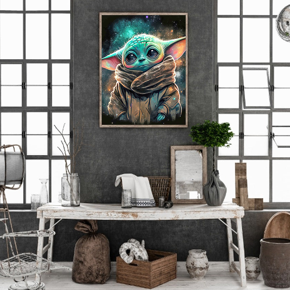 Yoda - Full Round Drill Diamond Painting 30*40CM
