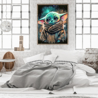 Yoda - Full Round Drill Diamond Painting 30*40CM