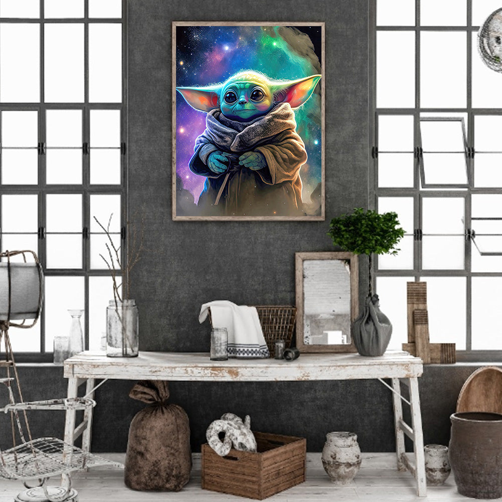 Yoda - Full Round Drill Diamond Painting 30*40CM