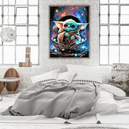 Yoda - Full Round Drill Diamond Painting 30*40CM