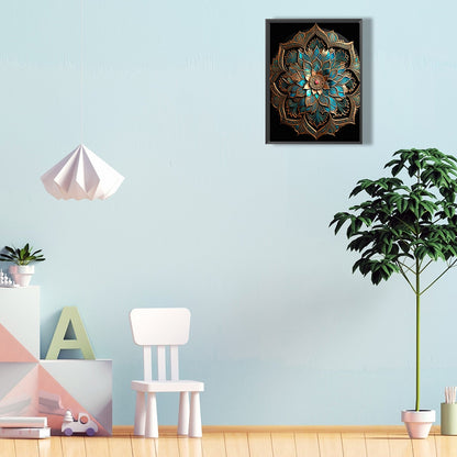 Metal Mandala - Full Round Drill Diamond Painting 30*40CM