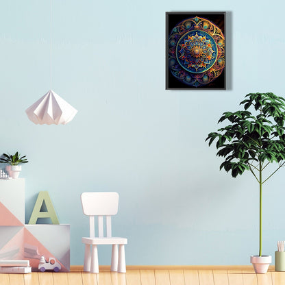 Metal Mandala - Full Round Drill Diamond Painting 30*40CM