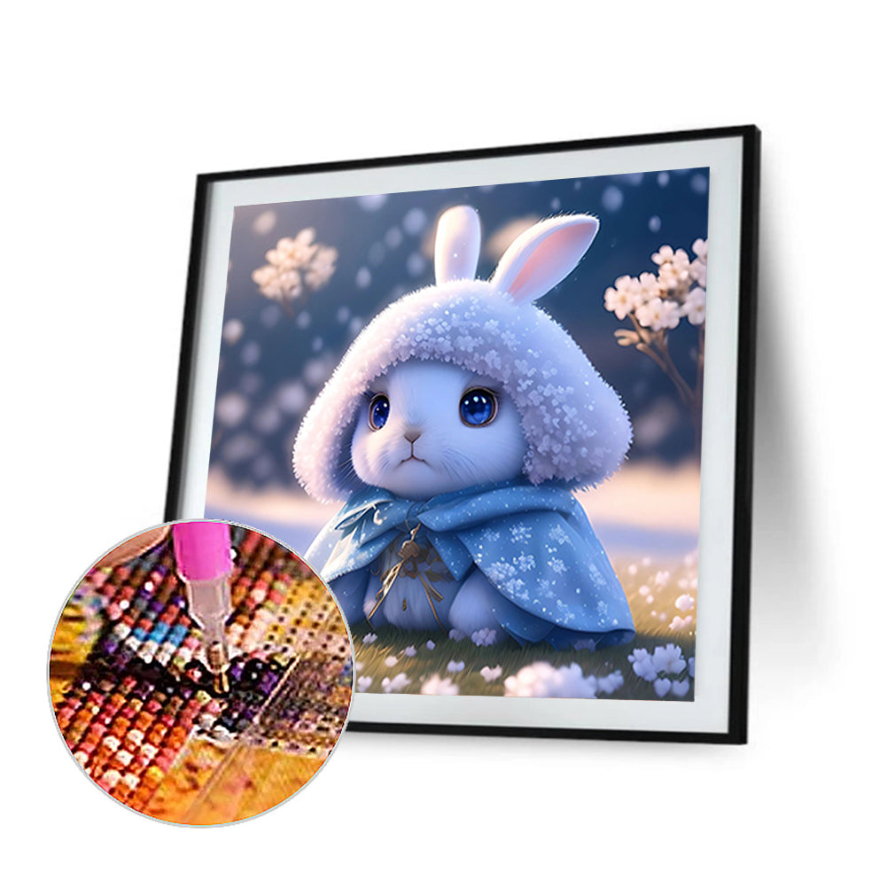 Winter Edition Zodiac Rabbit - Full Round Drill Diamond Painting 30*30CM