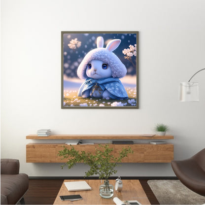 Winter Edition Zodiac Rabbit - Full Round Drill Diamond Painting 30*30CM