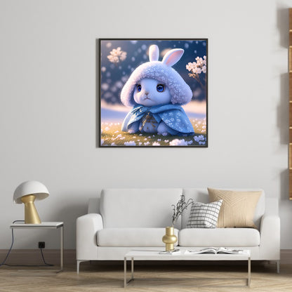 Winter Edition Zodiac Rabbit - Full Round Drill Diamond Painting 30*30CM