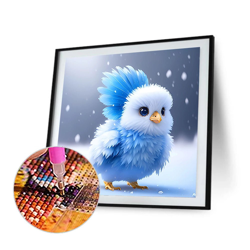 Winter Edition Rooster - Full Round Drill Diamond Painting 30*30CM