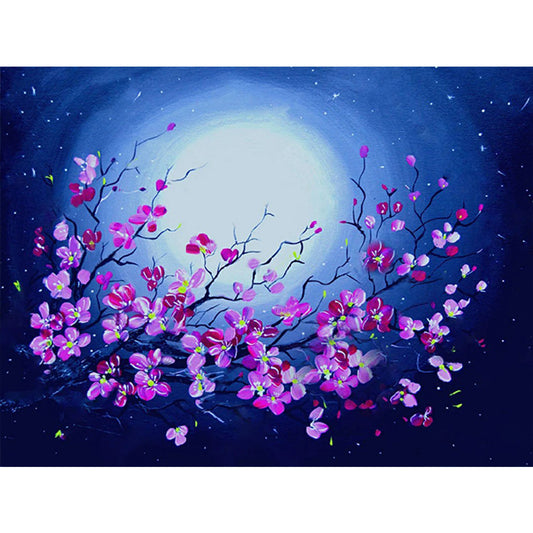 Halo Flower - Full Round Drill Diamond Painting 40*30CM