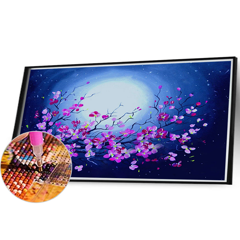 Halo Flower - Full Round Drill Diamond Painting 40*30CM