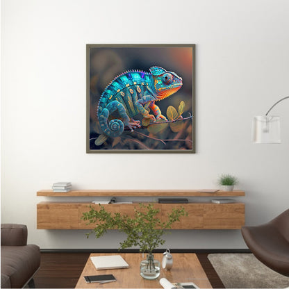 Chameleon - Full Round Drill Diamond Painting 30*30CM