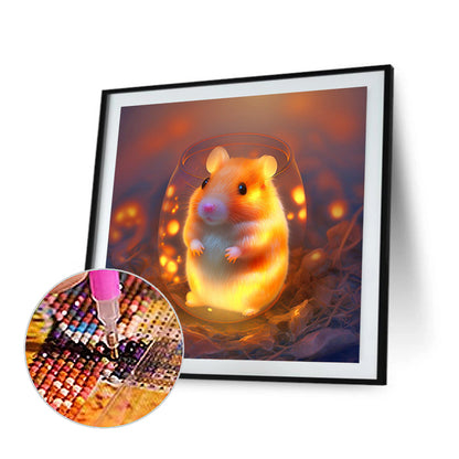 Small Hamster - Full Round Drill Diamond Painting 30*30CM