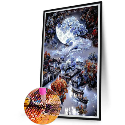Dream House - Full Round Drill Diamond Painting 40*60CM