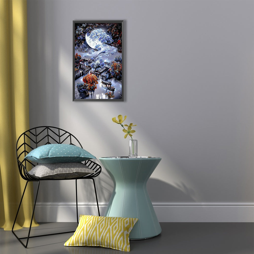 Dream House - Full Round Drill Diamond Painting 40*60CM