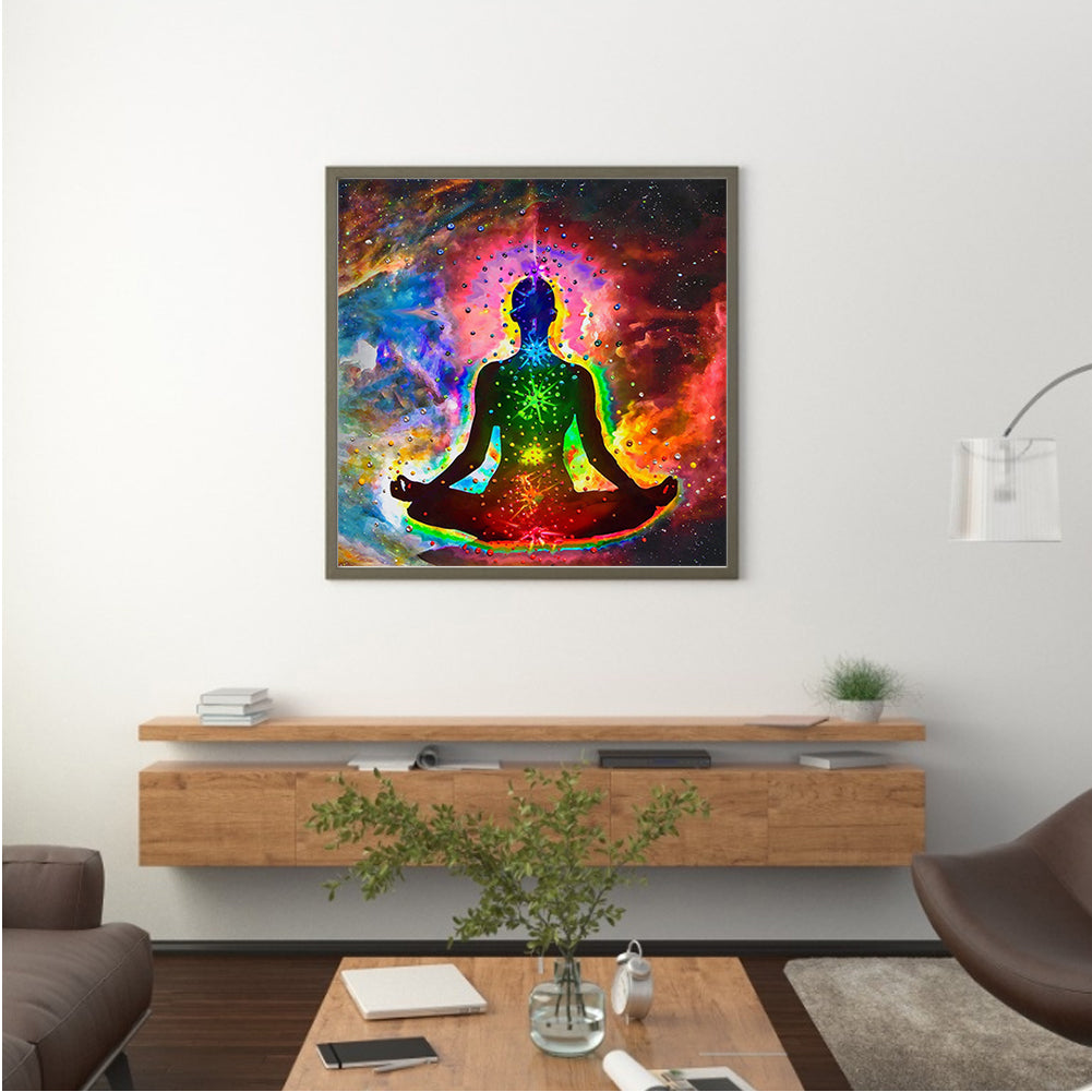 Meditate - Full Square Drill Diamond Painting 30*30CM