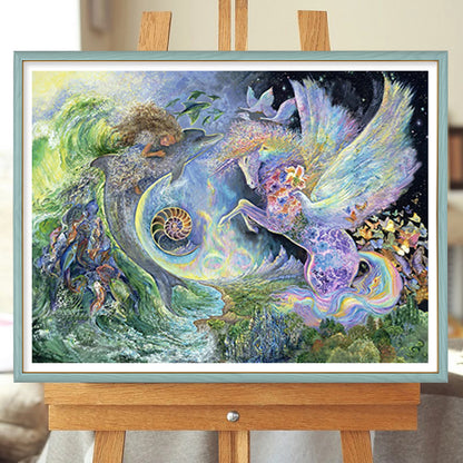 Unicorn - Full Square Drill Diamond Painting 40*30CM