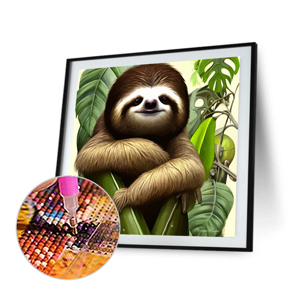 Sloth - Full Round Drill Diamond Painting 35*35CM