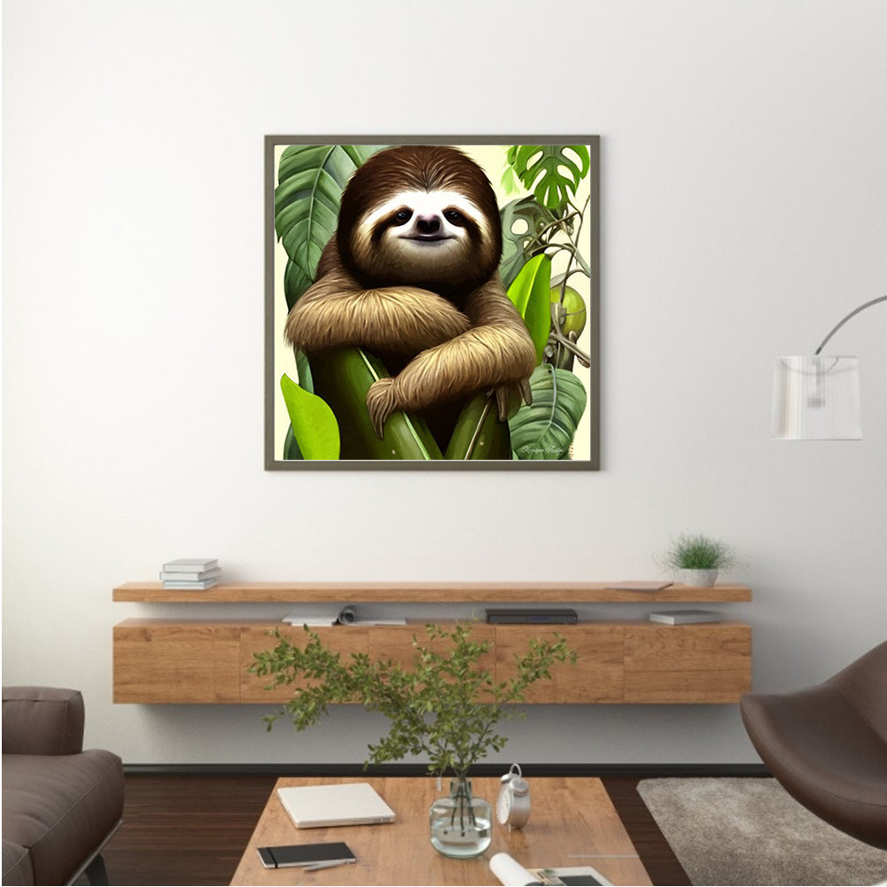 Sloth - Full Round Drill Diamond Painting 35*35CM