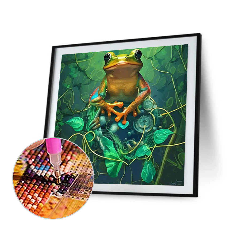 Tree Frog - Full Round Drill Diamond Painting 35*35CM