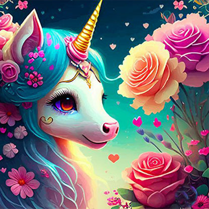 Pony - Full Round Drill Diamond Painting 35*35CM