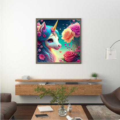 Pony - Full Round Drill Diamond Painting 35*35CM