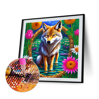 Little Fox - Full Round Drill Diamond Painting 35*35CM