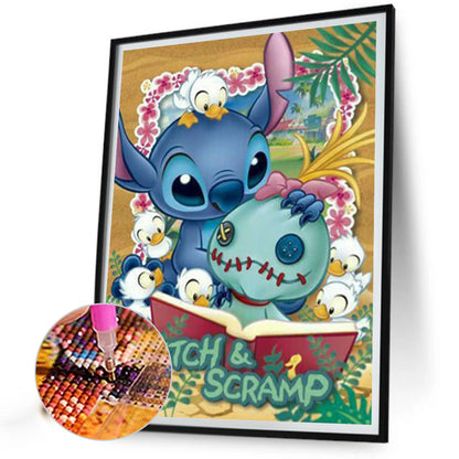 Stitch - Full Round Drill Diamond Painting 30*40CM