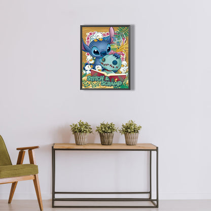 Stitch - Full Round Drill Diamond Painting 30*40CM