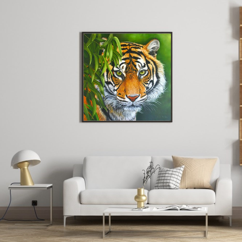 Tiger - Full Round Drill Diamond Painting 30*30CM