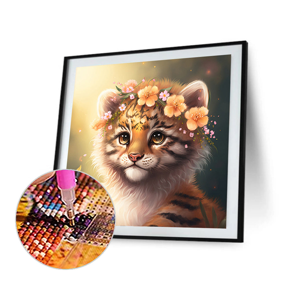 Little Tiger - Full Square Drill Diamond Painting 30*30CM