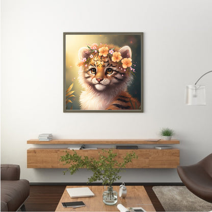 Little Tiger - Full Square Drill Diamond Painting 30*30CM