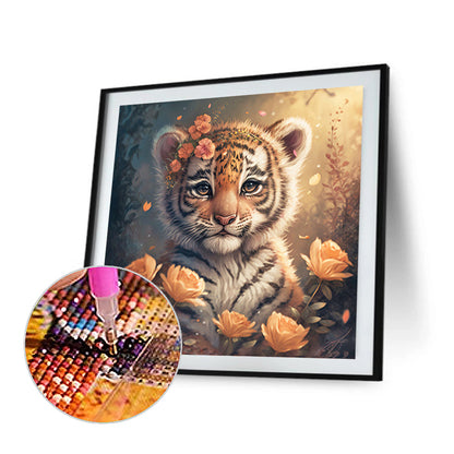 Little Tiger - Full Square Drill Diamond Painting 30*30CM