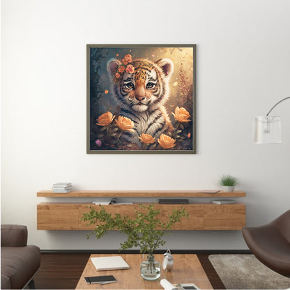 Little Tiger - Full Square Drill Diamond Painting 30*30CM