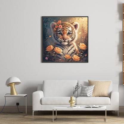 Little Tiger - Full Square Drill Diamond Painting 30*30CM