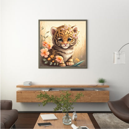 Little Tiger - Full Square Drill Diamond Painting 30*30CM