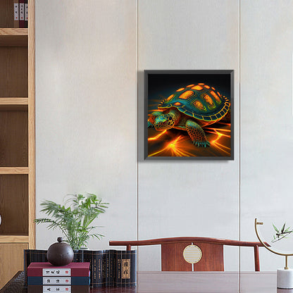 Turtle - Full Round Drill Diamond Painting 30*30CM